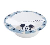 Set di Stoviglie Stor MICROWAVE MEAL SET BOWL + MICKEY SPOON Azzurro Plastica (2 Pezzi)