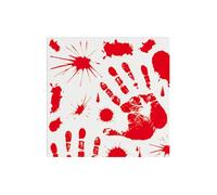Set di stoviglie usa e getta per Halloween Horror Impronte di mani insanguinate piatti tazze tovaglioli festa di Halloween decorazione della tavola della casa forniture