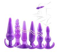 Set Di Stretching Dell'Anca Di Coppia A 6 Pezzi Per Uomini E Donne, Un Prop Di Esercizio Delicato Che Può Essere Utilizzato Per Un Lungo Tempo, Con 3 Colori Da Scegliere - Q (Viola)