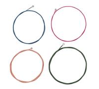 Set di stringhe di basso elettrico 4pcs corde color metallo premium suono luminoso per chitarristi elettrici vibranti durevoli giocabilità liscia resistente alla ruggine