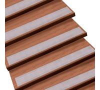 Set di strisce antiscivolo, per scale, trasparenti, impermeabili, con rullo di installazione, per gradini (10 x 60 cm)