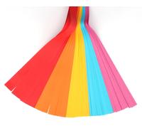 Set di strisce di carta colorate per intreccio e creatività 250 pz