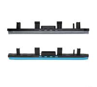 Set di strisce raschianti per Kärcher FC serie BR (4.777-008.0), doppio tergivetro in gomma per pulitori a vapore BR 30/4C e PRO BR 400, kit di pulizia per pavimenti/finestre blu e nero (confezione da