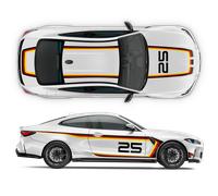Set di strisce stile bandiera tedesca, per BMW serie G82 M4
