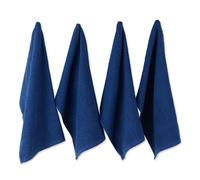 Set di strofinacci DII Basic Terry Collection a nido d'ape, 15x26, tinta unita, blu nautico, 4 pezzi