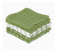 Set di strofinacci Ritz Terry Check: altamente assorbenti e super morbidi - Panni per la pulizia della cucina resistenti in 100% cotone per pulir