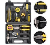 Set di strumenti 13in1 pezzi kit attrezzi casa auto con custodia per riparazioni