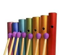 Set di strumenti a percussione manuale, 7 pezzi, per musicoterapia e relax, frequenza da 512 Hz a 960 Hz, promuove felicità e piacere