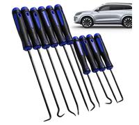 Set di strumenti con gancio e - Kit di estrazione di precisione da 10 pezzi | Strumento per la rimozione ' automobilistico | Estrattore per paraolio | Attrezzature per la riparazione d