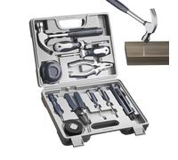 Set di strumenti di base per la casa 11 pezzi Multifunzione | Piccolo Set Di Strumenti Per La Riparazione Domestica Appartamento Auto Studente Studente Ufficio All'aperto Campeggio