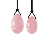 Set di strumenti di pietra di giada di cristallo di Kegel con sfere di massaggio all'uovo Yoni al quarzo rosa naturale al, tipo 02 raccolta domiciliare (Color : Type 03)