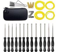 Set di strumenti di regolazione del carburatore per piccoli motori a 2 tempi, con comoda custodia per il trasporto, set di strumenti di regolazione del carburatore per decespugliatori e motoseghe