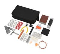 Set di Strumenti di Riparazione Chitarra Resistente per Chitarre Acustiche Ed Elettriche, Kit Manutenzione Universale con Strumenti Convenienti e Borsa