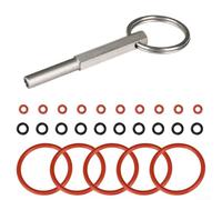 Set di strumenti di riparazione per macchine da caffè, kit chiavi portatili con guarnizione per pulizia macchina da caffè, accessorio professionale per decalcificazione barista