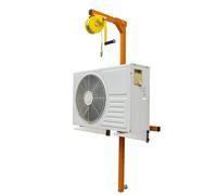 Set di strumenti di sollevamento per installazione AC Staffa di sollevamento capacità 250 kg e argano manuale da 1200 libbre Attrezzatura essenziale per l'installazione del condizionatore d'aria