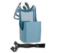 Set Di Strumenti Di Stoccaggio 'olio A Catena Per Biciclette - Contenitore Di Olio Per Pulizia Anti -spruzzo Con Spazzola | Strumento Di Stoccaggio 'inquinamento Da Petrolio | 10.03x6.10x5.5 P