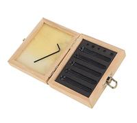 Set di strumenti di svolta indicizzabile StarryPXL 5 pcs 1/4 pollici in carbone cementato tornio che tagliano la precisione rivolta durevole