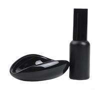 Set di strumenti dosatori per caffè con dosatore spray in vetro, misurino e vassoio dosatore, progettato per il caricamento del macinino senza soluzione di continuità (nero)