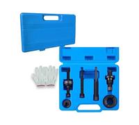 Set di strumenti estrattore e installatore puleggia della sterzo idrodinamico Kit rimozione pompa acqua del vuoto con guanti Costruzione in acciaio al carbonio premium per manutenzione veicolare