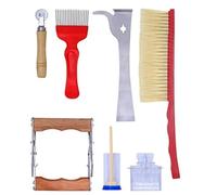 Set di strumenti for apicoltura, raschietto, coltello ad ago for la pulizia delle , morsetto for il sollevamento della milza, gabbia for , dispositivo for l'inserimento del filo