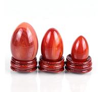 Set di strumenti for massaggio Yoni con di agata naturale, pietra, cristallo, corniola, esercizio di Kegel, trapano 40x25 regalo raccolta domiciliare(Color:Undrill Set 3 Pcs)