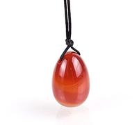 Set di strumenti for massaggio Yoni con uova di agata naturale Pietra di cristallo Sfera di corniola Esercizio di Kegel Assistenza sanitaria for i muscoli del pavimento pelvico, Trapano 45x30 decorazi