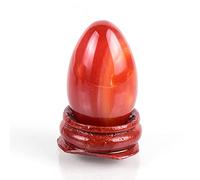 Set di strumenti for massaggio Yoni con uova di agata naturale Pietra di cristallo Sfera di corniola Esercizio di Kegel Assistenza sanitaria for i muscoli del pavimento pelvico, Trapano 45x30 decorazi
