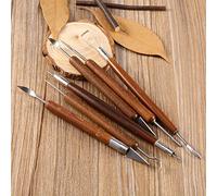 Set di strumenti in ceramica, 6 pezzi/set Set di scolpire in argilla di durevole Set di strumenti per intagliare la cera in ceramica Kit di strumenti per intagliare la