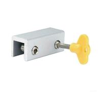 Set di strumenti limitatori di blocco della porta in lega di alluminio per il controllo della sicurezza delle finestre e la prevenzione della caduta dei bambini con funzione di circolazione dell'aria