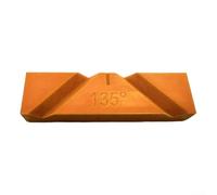 Set di strumenti manuali per affilare punte da trapano, con angoli regolabili di 118 e 135 gradi, compatibile con smerigliatrice da banco per attrezzature da officina (arancione 135°)