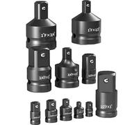 Set di strumenti meccanici 1/4 3/8 1/2 3/4 Adattatore e riduttore per presa a percussione con conversione chiave driver 8pcs