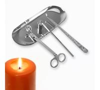 Set di strumenti per candele vintage da 4 pezzi Kit di dipper per stoppino