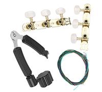 Set di strumenti per chitarra 3 in 1, kit di sostituzione corde per chitarra Strumento di riparazione per chitarre per chitarra classica