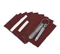 Set di Strumenti per Chitarra,Portable Heavy Duty Electronic Digit Fishing Scale 25kg Bone Saddle in Acciaio Inossidabile Aghi di Macinazione e Grindstone e Carta Vetrata 9pcs