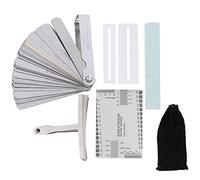 Set di Strumenti per Chitarra Portatile, Protezioni per Tastiera con Righello per Azione di Corde per Raggio di Levigatura per Strumento di Manutenzione della Chitarra