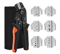 Set Di Strumenti per Crimpare per Elettricisti a Cricchetto SN per Terminali Iso