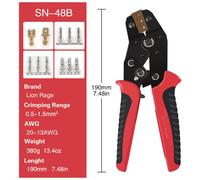 Set Di Strumenti per Crimpare Pinze Pressate Strumenti per Elettricisti Terminal