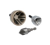 Laser Exhaust Technology - Set attrezzi sbavatura/smussatura interno ed esterno 3 pz 7884