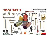 Set Di Strumenti Per Diorama Miniart 35671 1:35 Modello Di Carro Promozionale