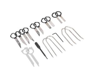 Set Di Strumenti Per Il Rilascio Radio Sealey 18 Pezzi VS8041