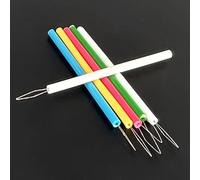 Set di strumenti per infilare in plastica essenziale da 5 pezzi per cucire: un comodo strumento per cucire adatto per perline e artigianato