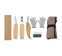 Set di Strumenti per Intaglio del Legno 5 Pezzi, Scalpelli per Incisione Manuale, Kit per Lavorazione del Legno Ideale per Principianti e Professionisti, Accessori per Hobbisti Artigiani