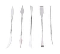 Set di strumenti per intaglio in argilla in acciaio inossidabile durevole anticorrosione per progetti artistici di ceramica 5% argento 170185 mm