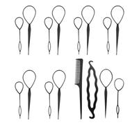 Set Di Strumenti Per Intrecciare I Capelli Da 16 Pezzi, Filatore Per Coda Di Capelli E Strumenti Ausiliari Per Lo Styling Dei Capelli, Adatti Per Lo Styling Fai-Da-Te Di Donne E Ragazze.