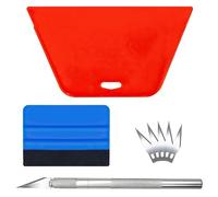 Set di strumenti per la carta da parati professionale,raschietti per carta da parati, kit di strumenti per la carta da parati con 5 lame di ricambioper carta da parati, pellicola in vinile