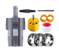 Set di strumenti per la creazione di filettature, tubi elettrici con 3 matrici riutilizzabili per rubinetti, strumento per filettatura idraulica per tubi 'acqua in PVC PPR, taglierina di