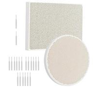 Set di strumenti per la creazione di gioielli al quarzo con bordo a nido d'ape resistente alle alte temperature per saldatura di precisione e lavorazione del metallo Set di tavole a nido d'ape