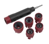 Sealey Set attrezzi VS8003 per pulizia borchie e dadi ruote