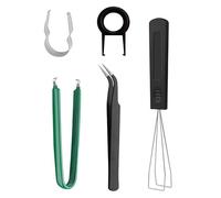 Set di strumenti per la pulizia meccanica della tastiera del computer 5 in 1 con estrattore per tastiera, interruttori estrattore e pinzette antistatiche