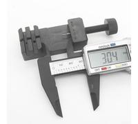 Set di strumenti per la rimozione dei perni di collegamento dell'orologio, struttura in plastica ABS con 4 perni di ricambio, dimensioni compatte 78 x 28 x 20 mm, per la regolazione e la riparazione